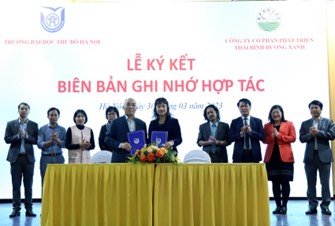 Khoa KHTN&CN, Trường Đại học Thủ đô Hà Nội  tổ chức chương trình gặp gỡ với các doanh nghiệp 